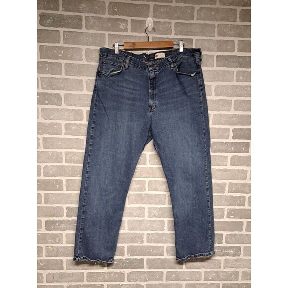 Wangler Premium Quality Mens Jeans Pants Relaxed Fit 5 Pockets Size‎ 40 X 30 - Picture 1 of 13